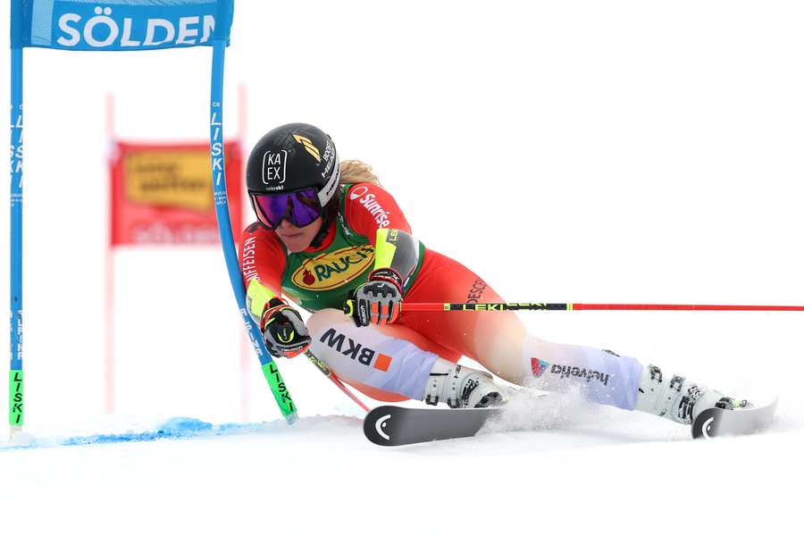 Lara Gut-Behrami en octobre. Lara Gut-Behrami en octobre.