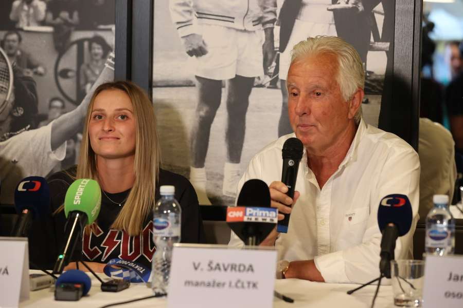 Markéta Vondroušová a Vladislav Šavrda.