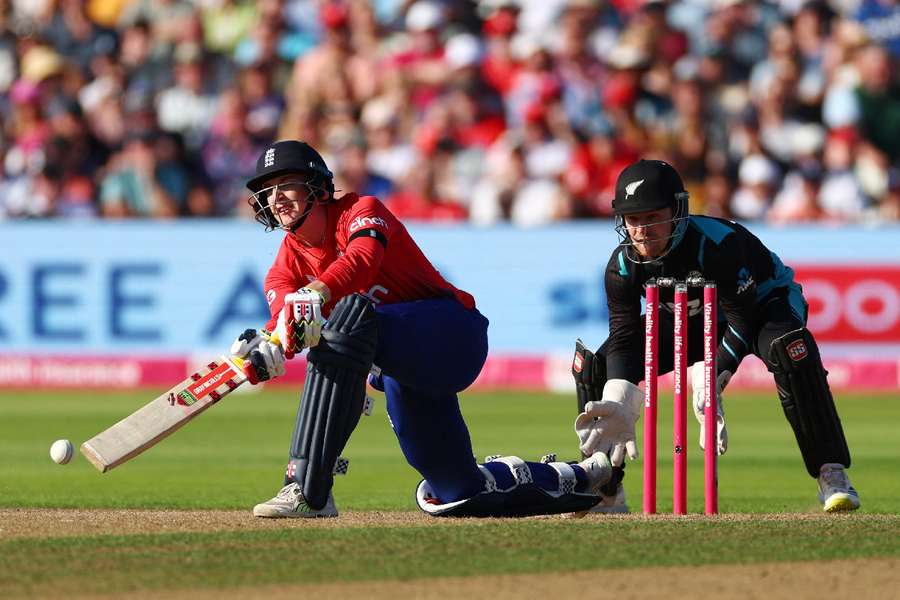 Inglaterra e Nova Zelândia num recente jogo internacional de T20