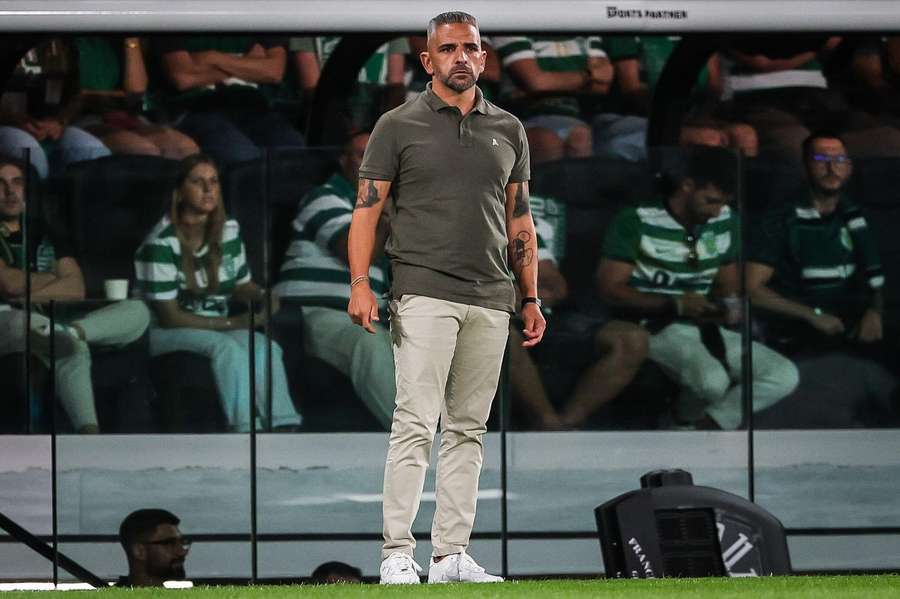 Rui Borges, treinador do Sporting