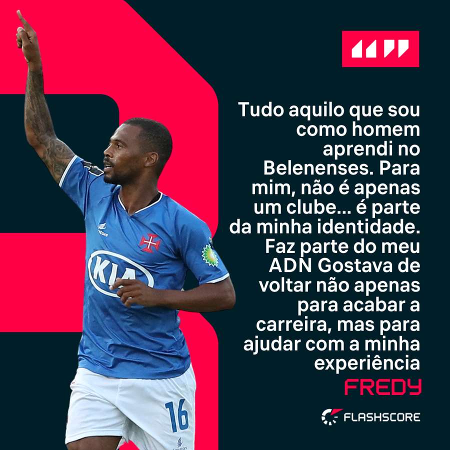 Fredy assume desejo de voltar ao Belenenses