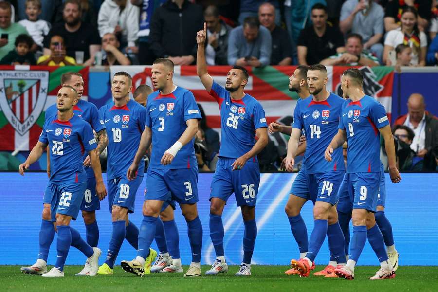 A Eslováquia venceu o seu jogo de estreia contra a Bélgica no Euro-2024