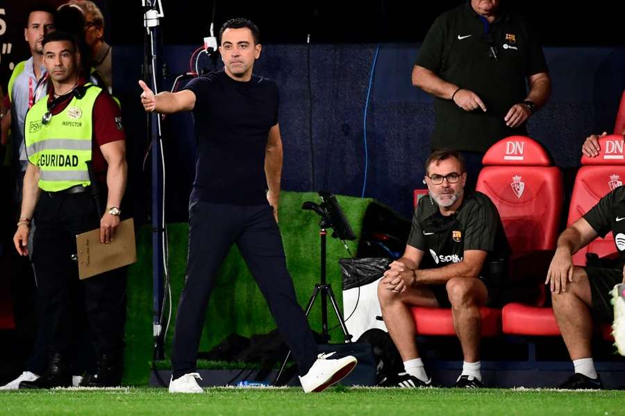 Xavi Hernández, treinador do Barcelona
