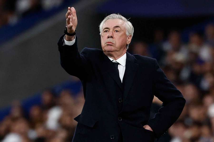 Real Madrid coach Carlo Ancelotti is feeling the heat