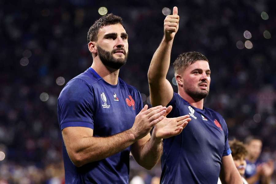 Ollivon et Alldritt à la Coupe du monde 2023.