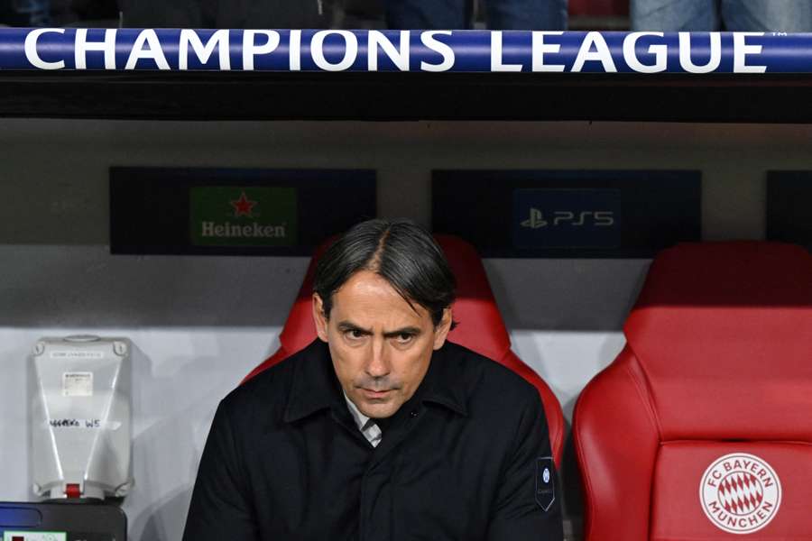 Simone Inzaghi durante Bayern Monaco-Inter