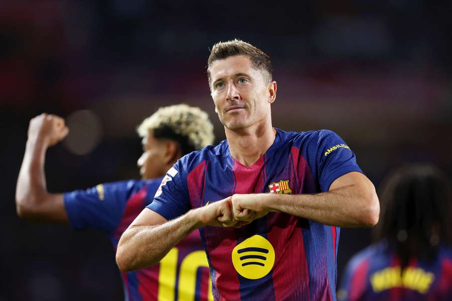 Lewandowski já marcou quatro gols nesta edição de LaLiga