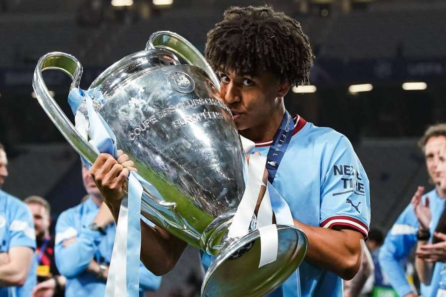 Rico Lewis has been with Manchester City for 10 years 