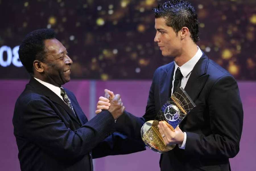 Pelé et Cristiano Ronaldo