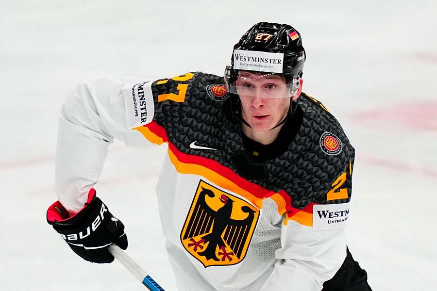 Maksymilian Szuber könnte einer der deutschen Hoffnungsträger bei der Eishockey-WM 2024 sein