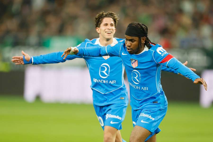 Ademola Lookman celebrates