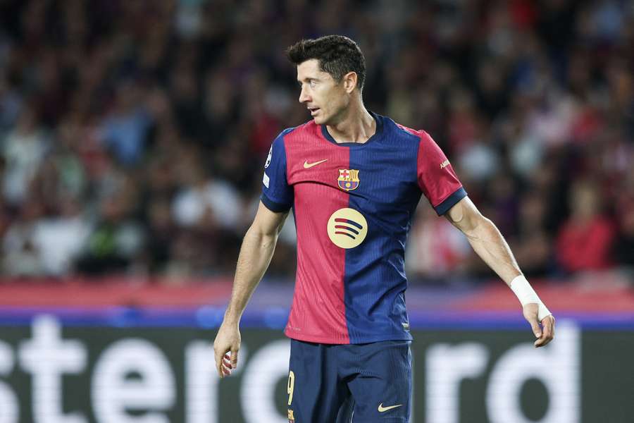 Robert Lewandowski já tem sete gols em LaLiga