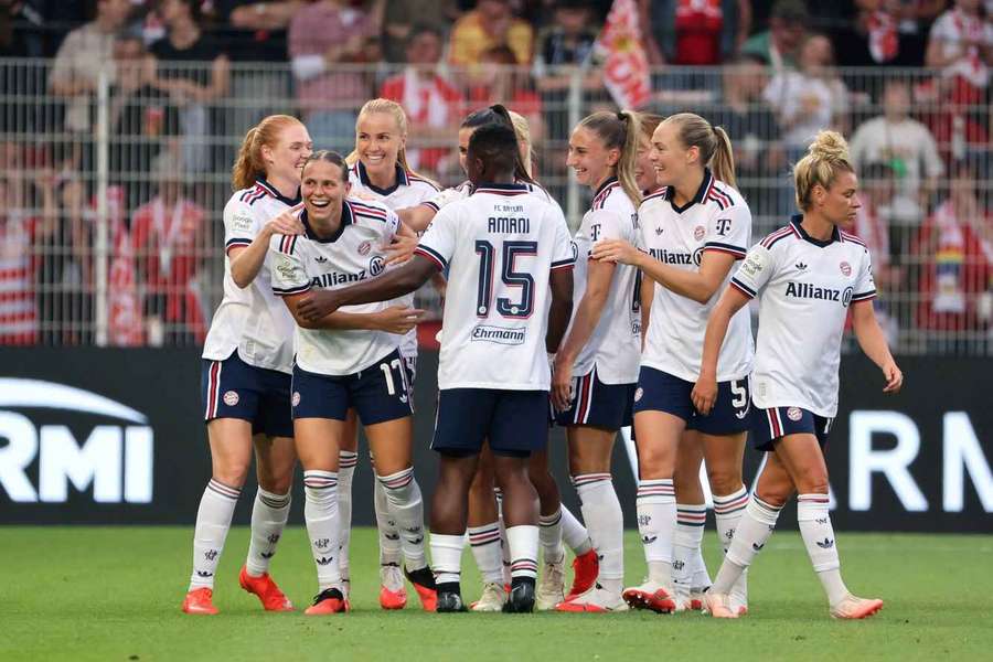Karla Bühl (17) erzielte den Dosenöffner zum 1:0 für die Bayern Karla Bühl (17) erzielte den Dosenöffner zum 1:0 für die Bayern