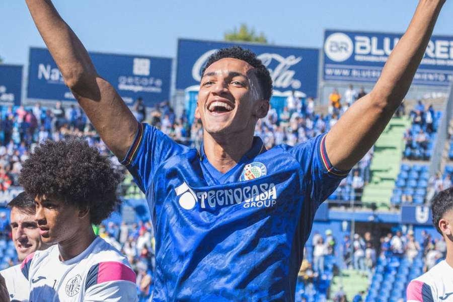 Álvaro Rodríguez já marcou um gol e fez uma assistência pelo Getafe