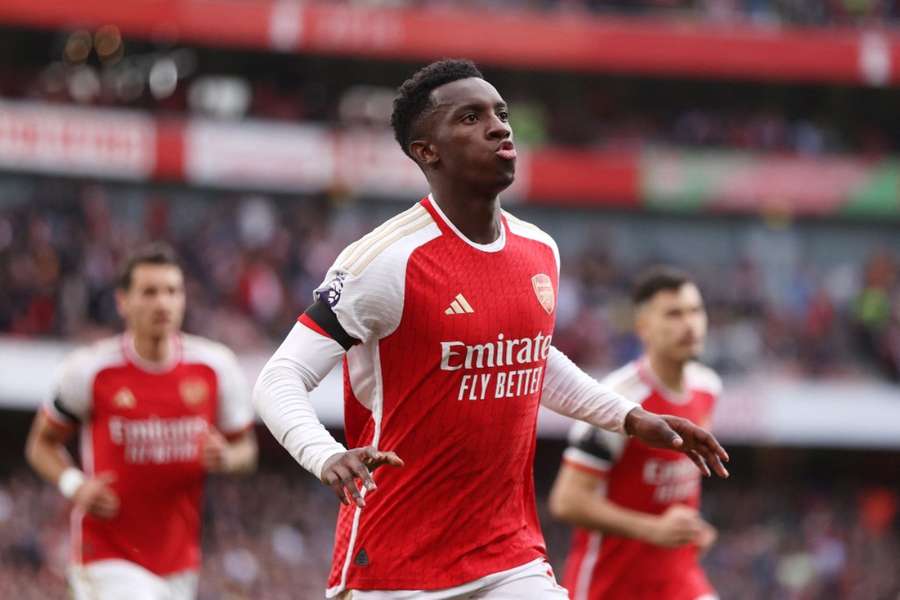 Nketiah zaznamenal svůj první hattrick v Premier League.