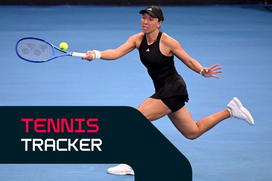 Pegula is in action this morning in Brisbane