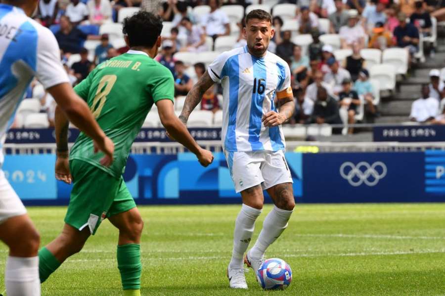 Otamendi está nos Jogos Olímpicos ao serviço da Argentina