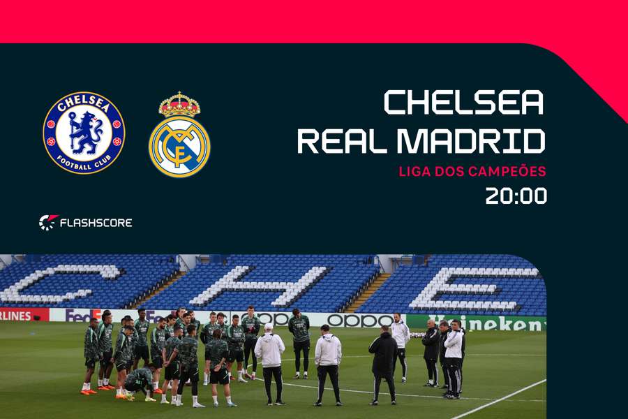 A partida começa às 20:00