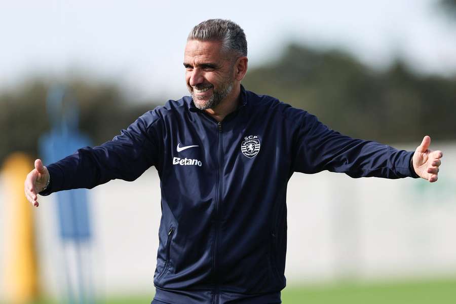 Rui Borges, treinador do Sporting Rui Borges, treinador do Sporting