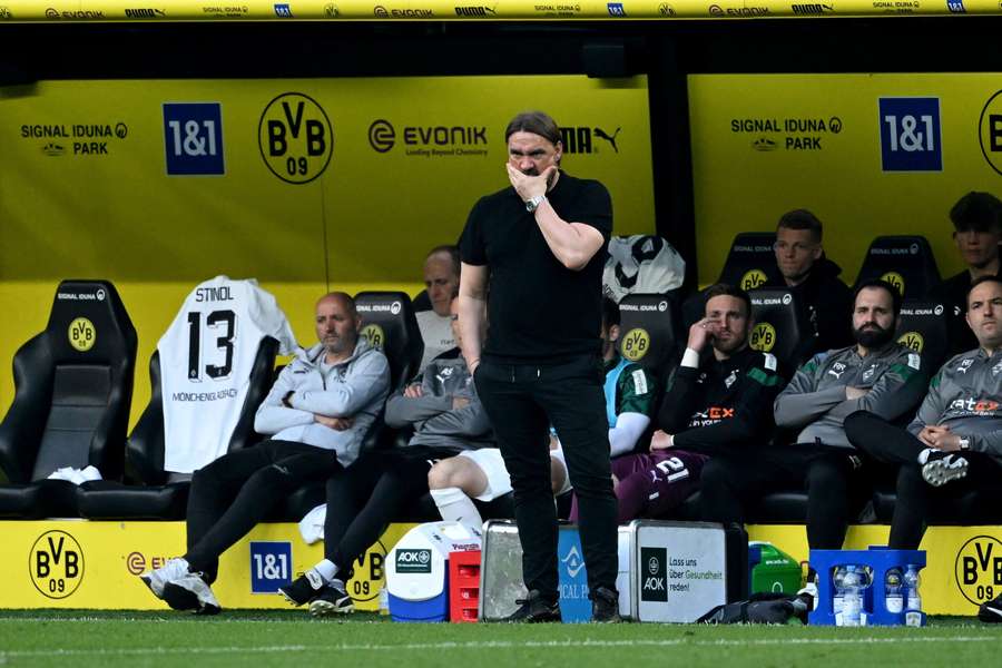 Daniel Farke war die Verzweiflung ob der Leistung seiner Mannschaft anzusehen.