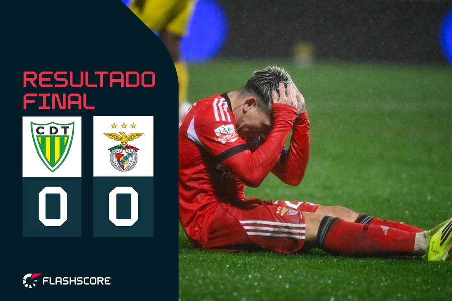 Benfica empata em Tondela Benfica empata em Tondela