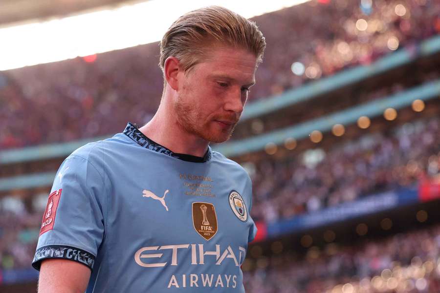 De Bruyne is leaving Manchester City in the summer
