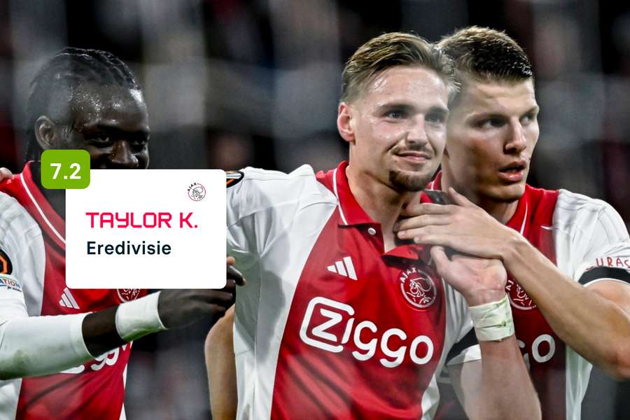 Kenneth Taylor beleeft een goed seizoen bij het opgeleefde Ajax