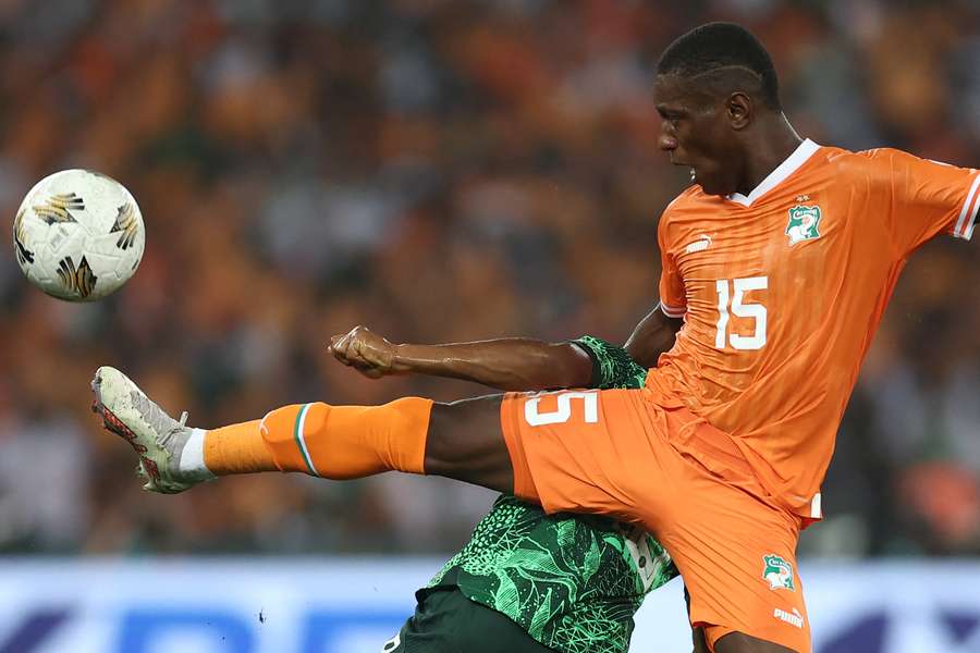 Max Gradel in action during the AFCON final