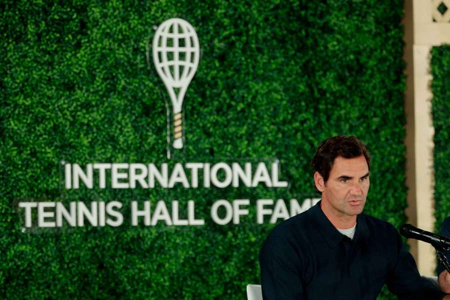 Roger Federer will be inducted into the Hall of Fame on Saturday Roger Federer will be inducted into the Hall of Fame on Saturday