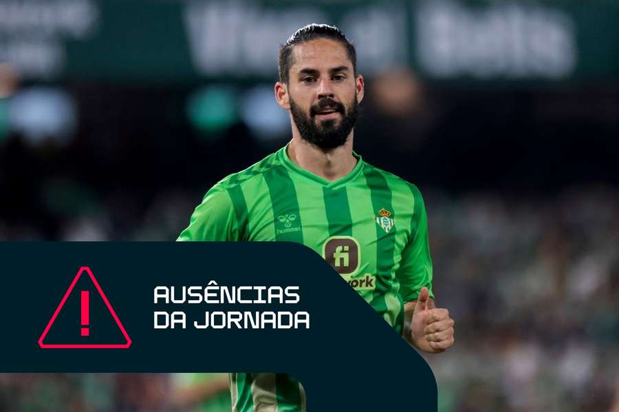 Isco lesionou-se no último jogo do Betis