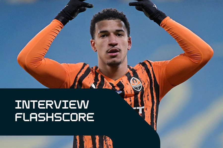 Kauã Elias avec le Shakhtar.