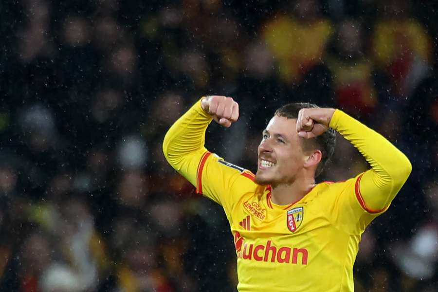 Thorgan Hazard festeggia il gol Thorgan Hazard festeggia il gol