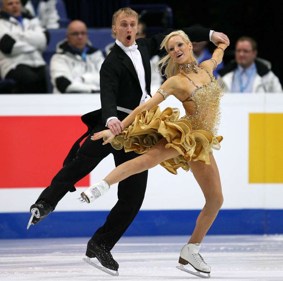 Terra Findlayová a Benoit Richaud na ME v kresobruslení v roce 2009.