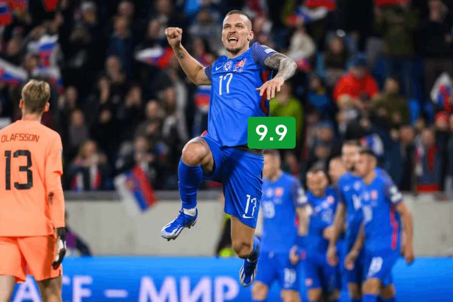 Lukáš Haraslín mal zo Slovákov najvyššiu priemernú známku a zároveň aj najvyššie hodnotenie v jednom zápase kvalifikácie na EURO 2024.