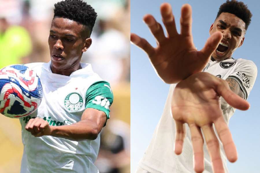 Estêvão e Igor Jesus defenderão clubes da Premier League na próxima temporada europeia