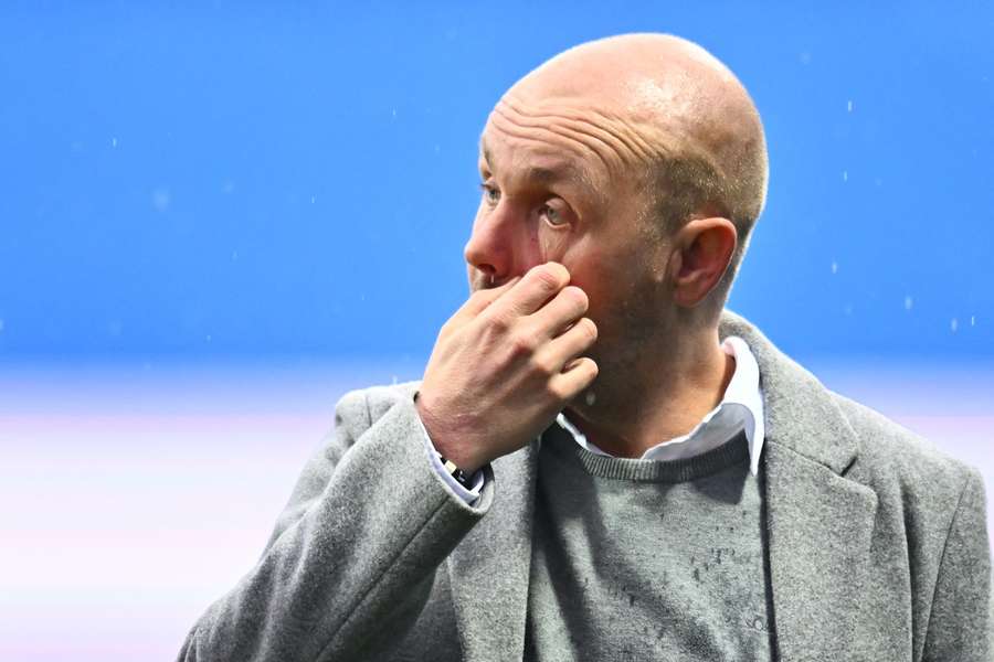 Nespokojený trenér Mladé Boleslavi Aleš Majer.