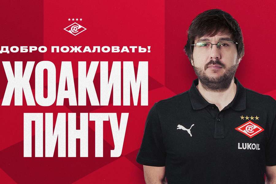 Joaquim Pinto anunciado no Spartak