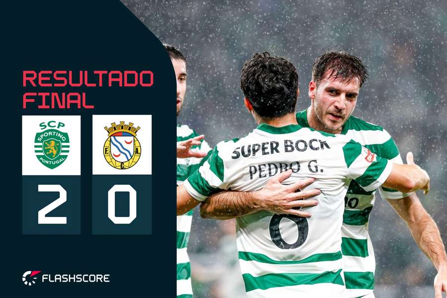 Ioannidis e Pote marcaram os dois golos do Sporting