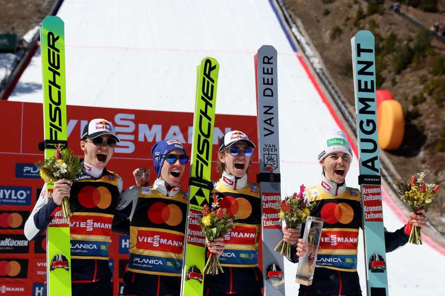 Vítězný rakouský tým.