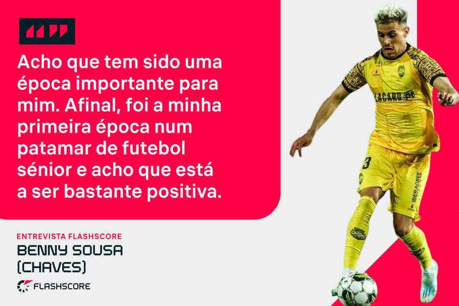Benny Sousa cumpre temporada de estreia no principal escalão do futebol português