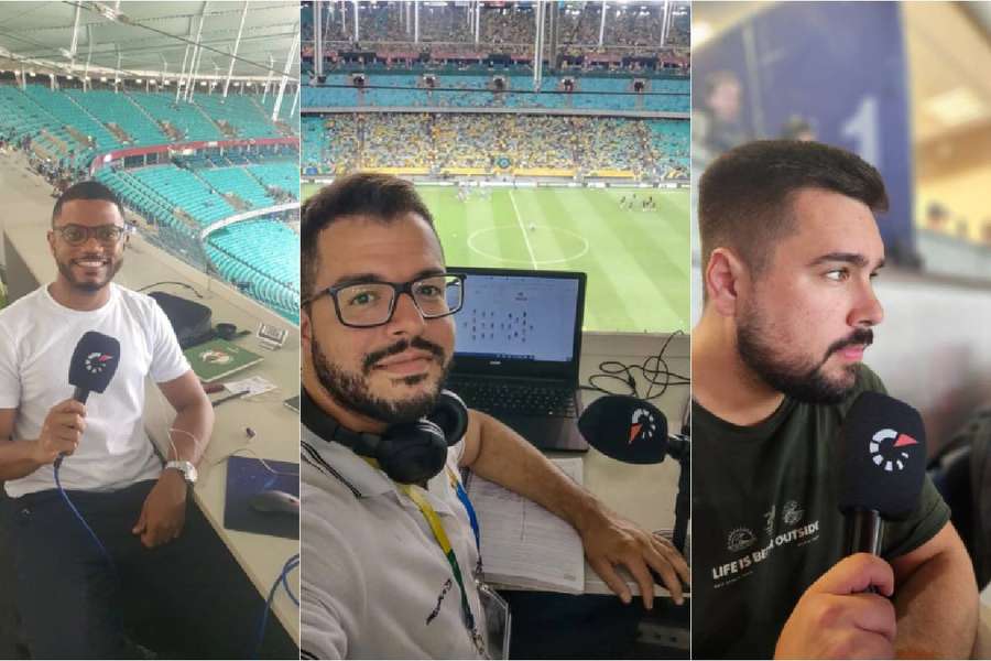 Flashscore conta com equipe de 15 narradores, com parte de suas transmissões sendo inloco