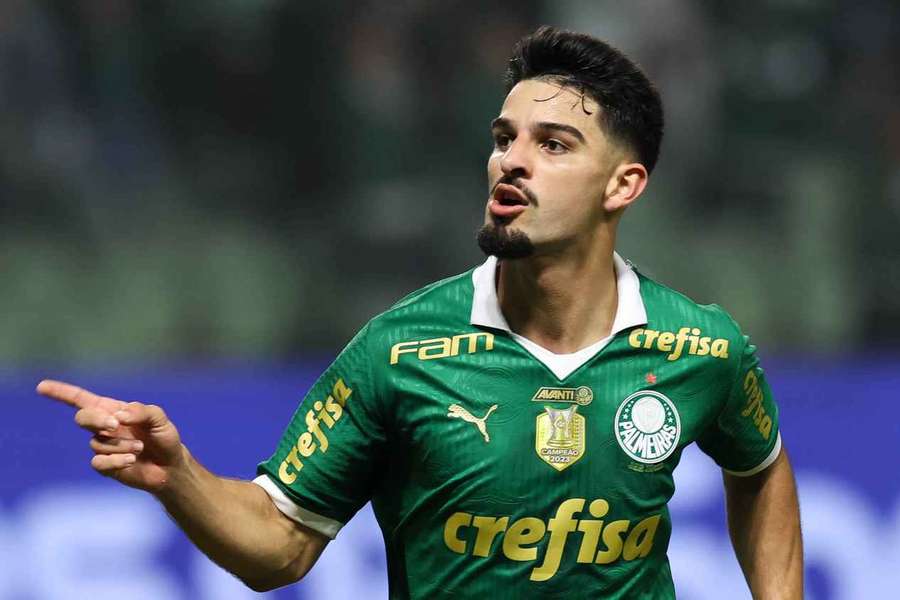 Flaco López fez o primeiro golo do Palmeiras