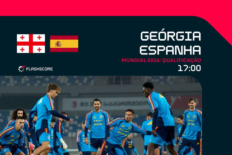 Espanha treina em solo georgiano Espanha treina em solo georgiano