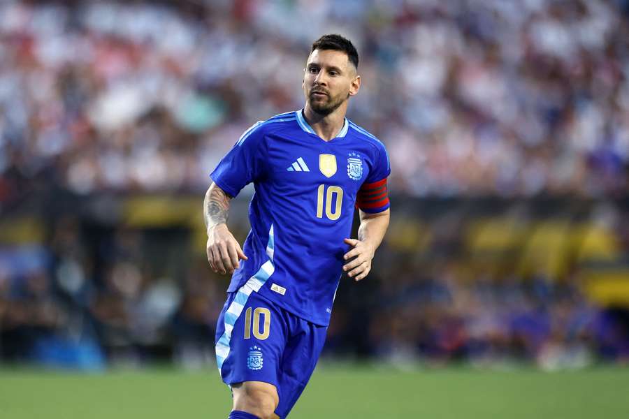 A grande estrela argentina não poderia ser outra: Lionel Messi