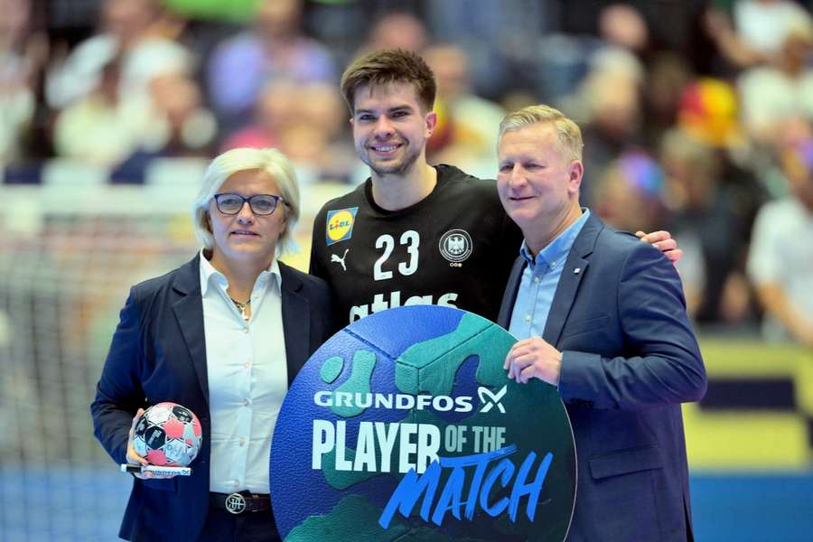 Renars Uscins wurde in der Partie gegen Spanien zum Spieler des Spiels gewählt.