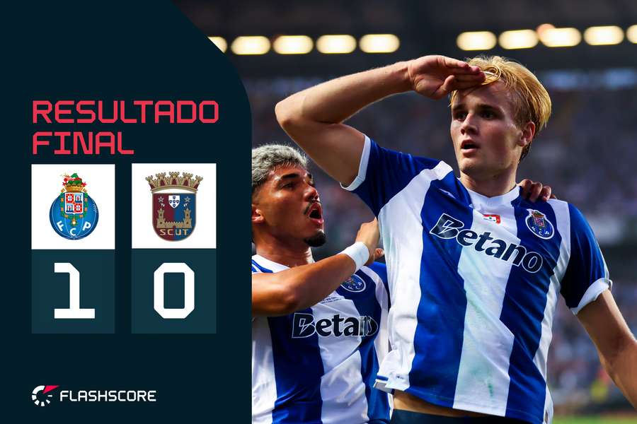 Victor Froholdt fez o golo da vitória do FC Porto Victor Froholdt fez o golo da vitória do FC Porto