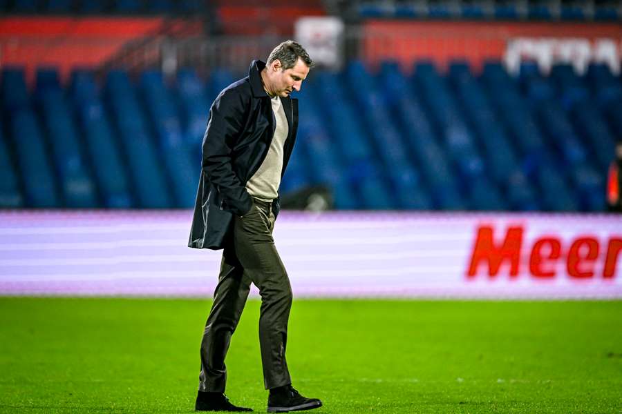 Brian Priske lors de son dernier match avec Feyenoord ce week-end.