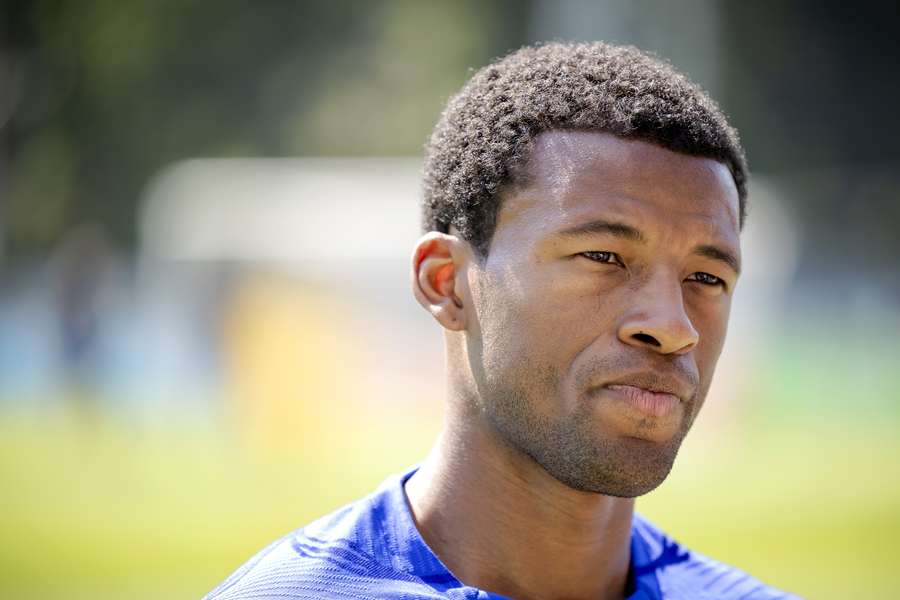 Wijnaldum tijdens een training op 11 juni