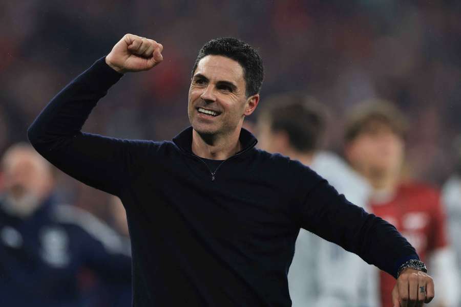 Trenér Arsenalu Mikel Arteta