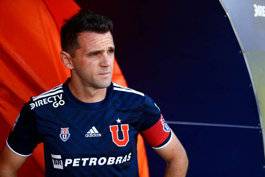 Walter Montillo in 2020 during his time with Universidad de Chile